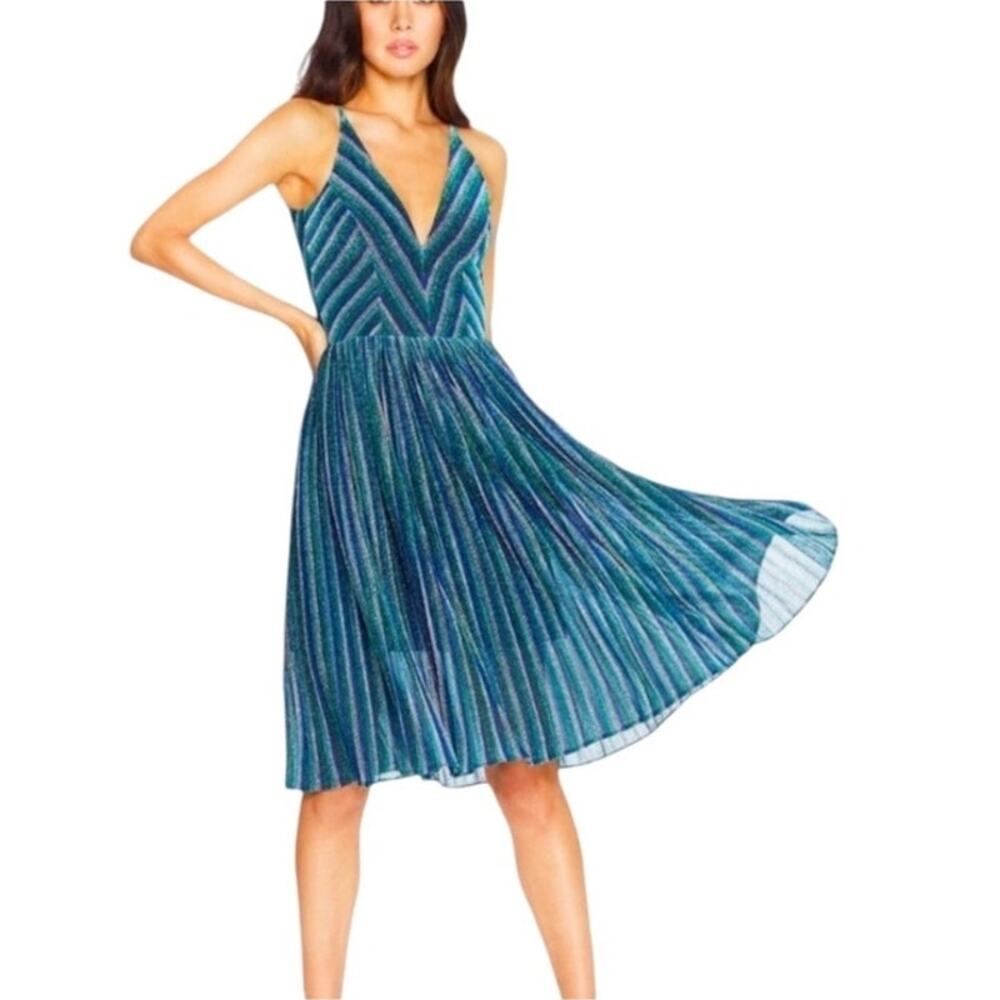 Dress the Population Haley Dress Electric Blue‎ Size XL NWT